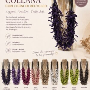 Collana in cotone recycled cerato