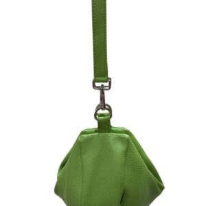 Borsa pallina in pelle realizzata a mano